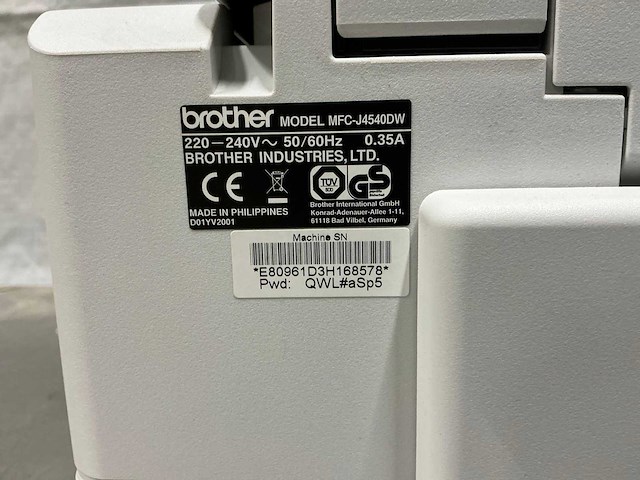 Brother mfc-j4540dw overige printers en copiers - afbeelding 2 van  11