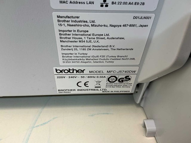 Brother mfc-j5740dw overige printers en copiers - afbeelding 3 van  14