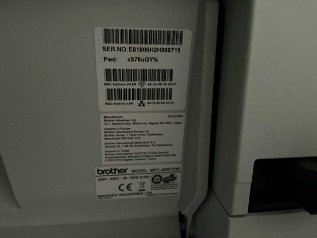 Brother mfc-j6957dw multifunctional - afbeelding 1 van  5