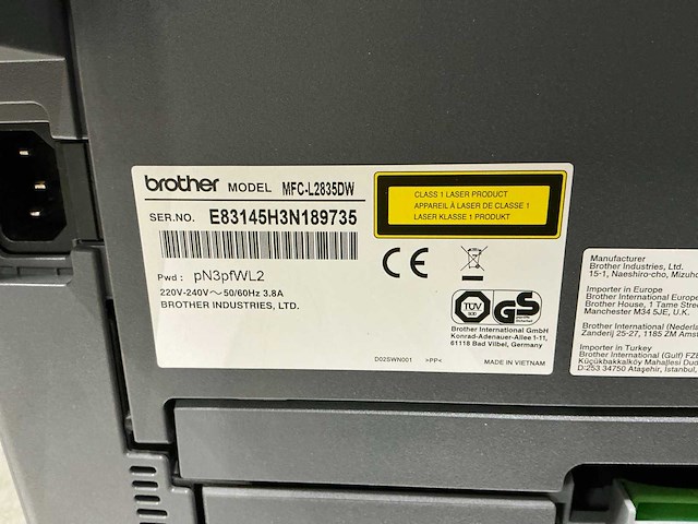 Brother mfc-l2835dw overige printers en copiers - afbeelding 2 van  11