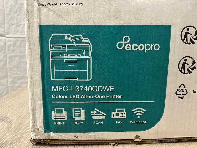 Brother mfc-l3740cde printer - afbeelding 3 van  14