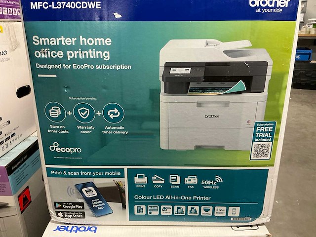 Brother mfc-l3740cdwe overige printers en copiers - afbeelding 2 van  10