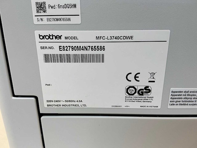 Brother mfc-l3740cdwe printer overige printers en copiers - afbeelding 3 van  9