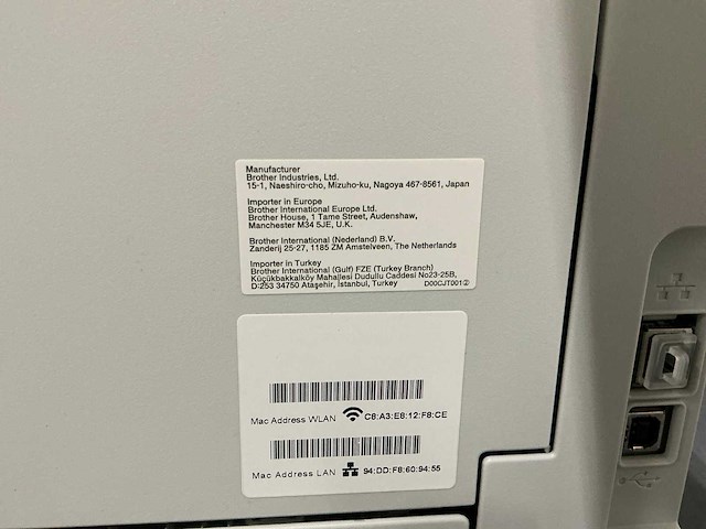 Brother mfc-l3740cdwe printer - afbeelding 8 van  8
