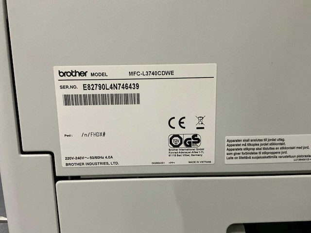 Brother mfc-l3740cdwe printer - afbeelding 7 van  8