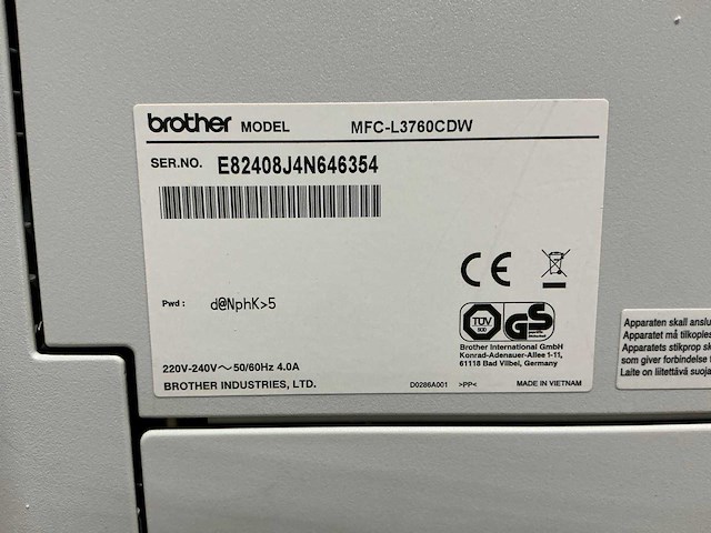 Brother mfc-l37600cdw printer - afbeelding 2 van  11