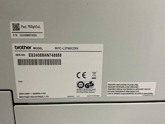 Brother mfc-l3760cdw (1x) - afbeelding 2 van  10