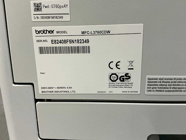Brother mfc-l3760cdw overige printers en copiers - afbeelding 2 van  11