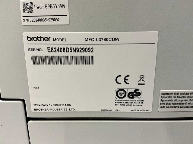 Brother mfc-l3760cdw overige printers en copiers - afbeelding 3 van  12