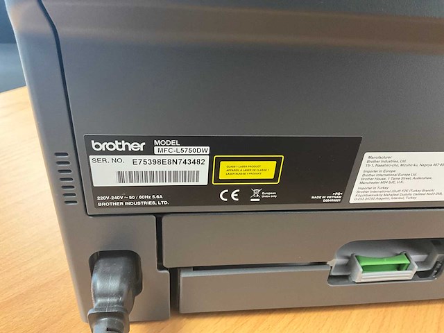 Brother mfc-l5750dw inktjetprinter - afbeelding 6 van  6