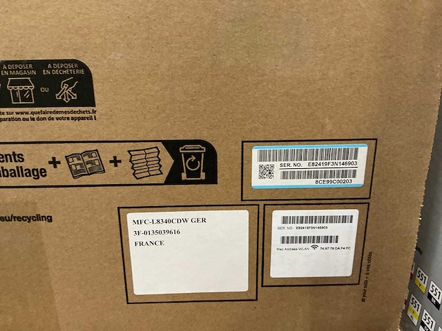 Brother mfc-l8340cdw colour led all-in-one printer - afbeelding 3 van  3
