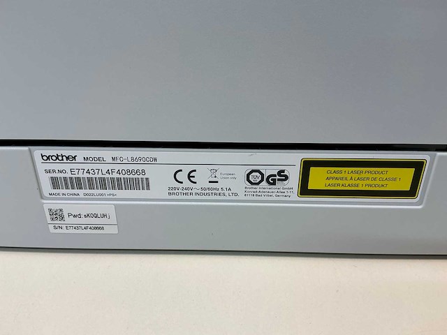 Brother mfc-l8690cdw overige printers en copiers - afbeelding 9 van  10
