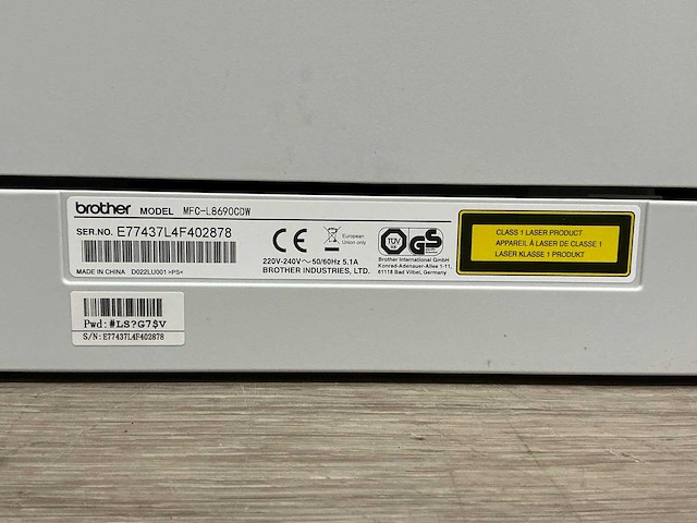 Brother mfc-l8690cdw printer - afbeelding 3 van  12
