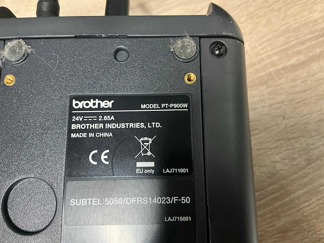 Brother p-touch p900w labelprinter - afbeelding 5 van  5