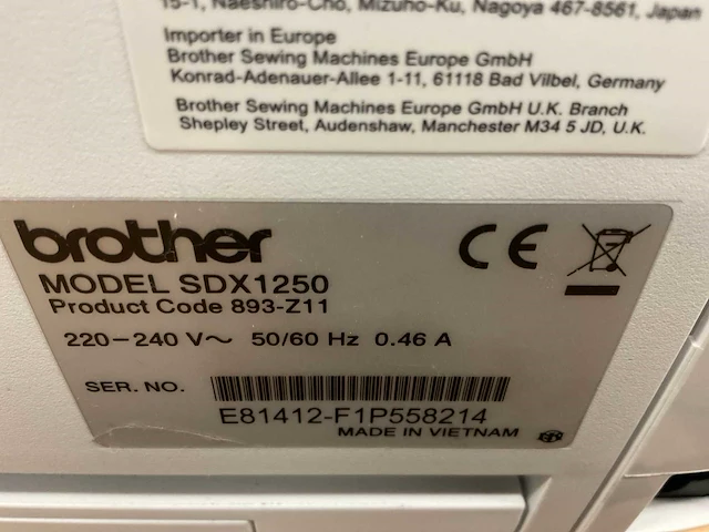 Brother sdx 1250 plotter - afbeelding 5 van  5