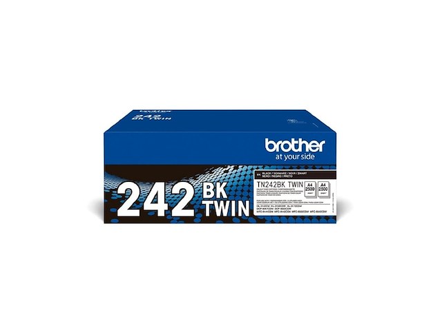 Brother toner tn242bktwin tn242bktwin origineel zwart - afbeelding 1 van  3