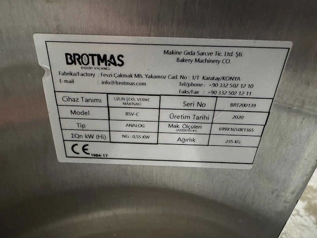 Brotmas - bsv-c - deegvorm machine - afbeelding 3 van  11