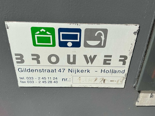Brouwer - 380v mobiele nooddouchecabine - sanitairunit - afbeelding 30 van  54