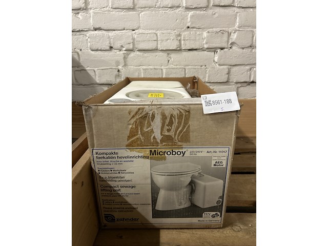 Broyeur voor toilet, douche en wastafel microboy - afbeelding 1 van  4