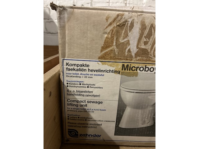 Broyeur voor toilet, douche en wastafel microboy - afbeelding 4 van  4