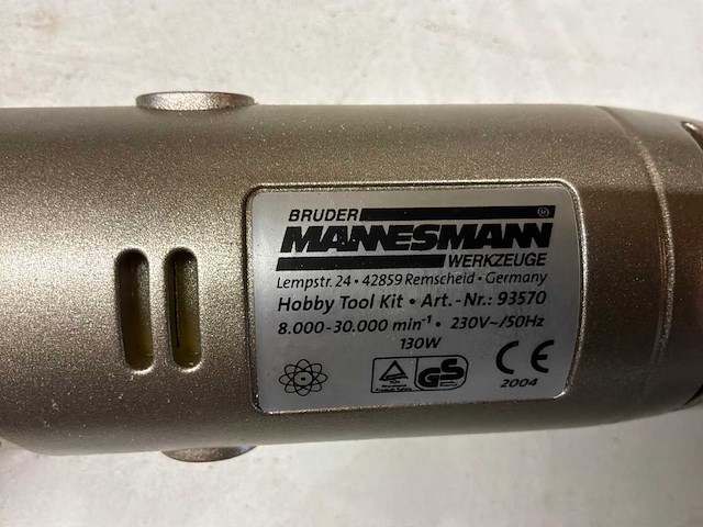 Brüder mannesmann werkzeuge hobby tool kit dremel - afbeelding 6 van  6