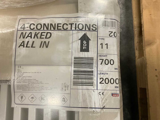 Brugman 2000x700 radiator (4x) - afbeelding 2 van  2