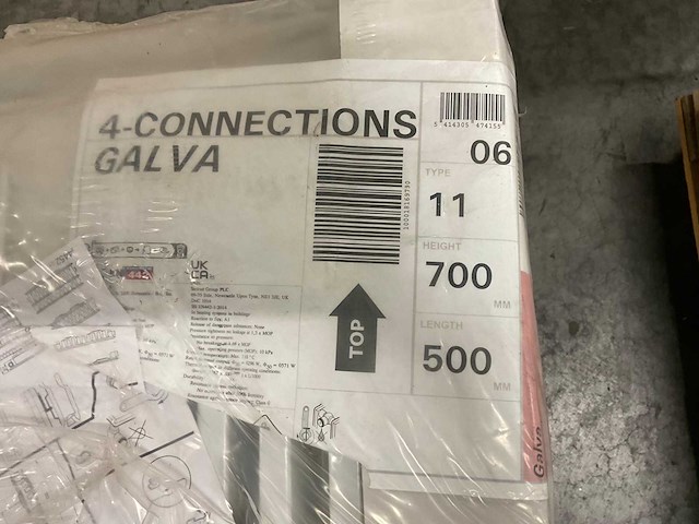 Brugman 500x700 radiator (7x) - afbeelding 2 van  2