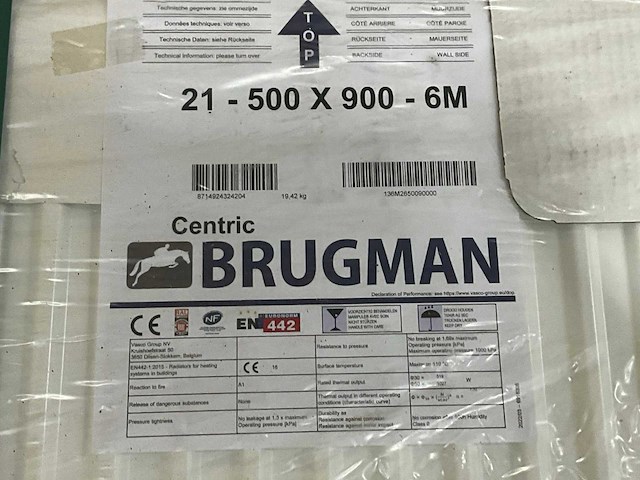 Brugman brugman centric t21-500-900 (8x) - afbeelding 4 van  6