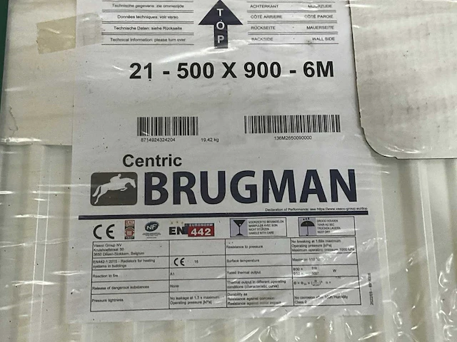 Brugman brugman centric t21-500-900 (8x) - afbeelding 5 van  6