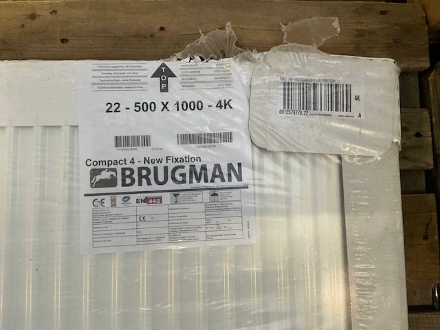 Brugman compact 4 radiator 100x50cm - afbeelding 3 van  5