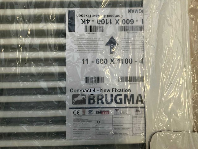 Brugman compact 4 radiator 110x60cm - afbeelding 3 van  3