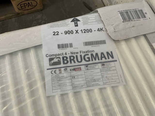 Brugman compact 4 radiator 120x90cm - afbeelding 3 van  4