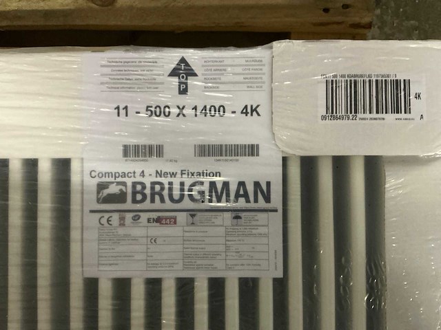 Brugman compact 4 radiator 140x50cm - afbeelding 5 van  6