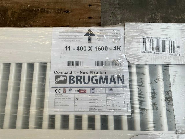 Brugman compact 4 radiator (160x40 cm) - afbeelding 3 van  3