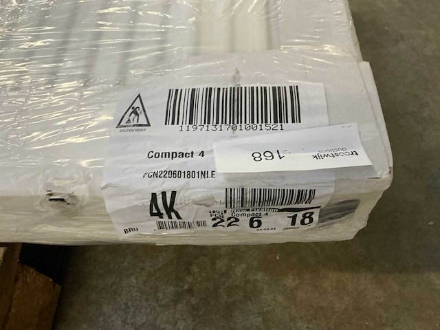 Brugman compact 4 radiator 180x60cm - afbeelding 4 van  4