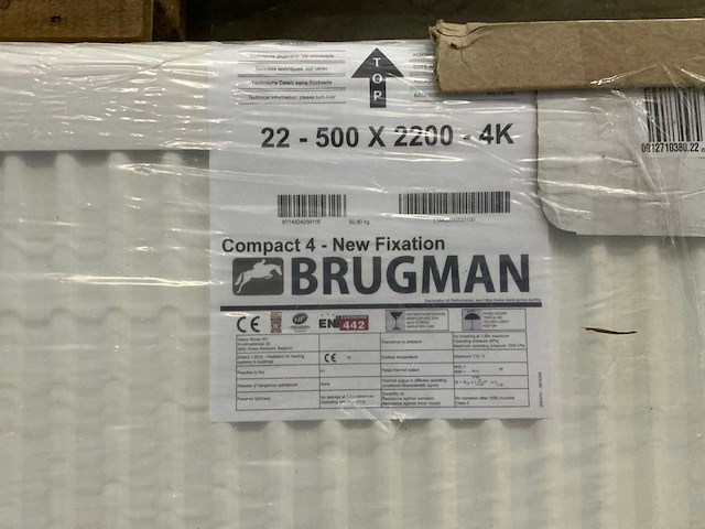 Brugman compact 4 radiator 220x50cm - afbeelding 3 van  4