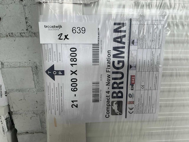Brugman compact 4 radiator (2x) - afbeelding 3 van  3
