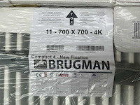 Brugman compact 4 radiator 70x70cm - afbeelding 2 van  2