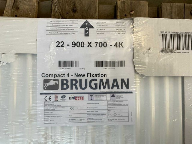 Brugman compact 4 radiator (90x70 cm) - afbeelding 3 van  3