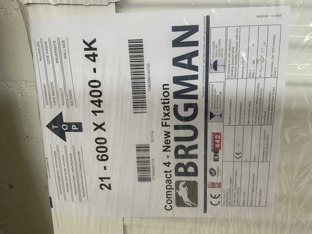 Brugman compact 4 radiator - afbeelding 2 van  2