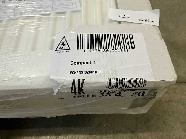 Brugman compact 4 (typ 33) radiator 200x40cm - afbeelding 4 van  5