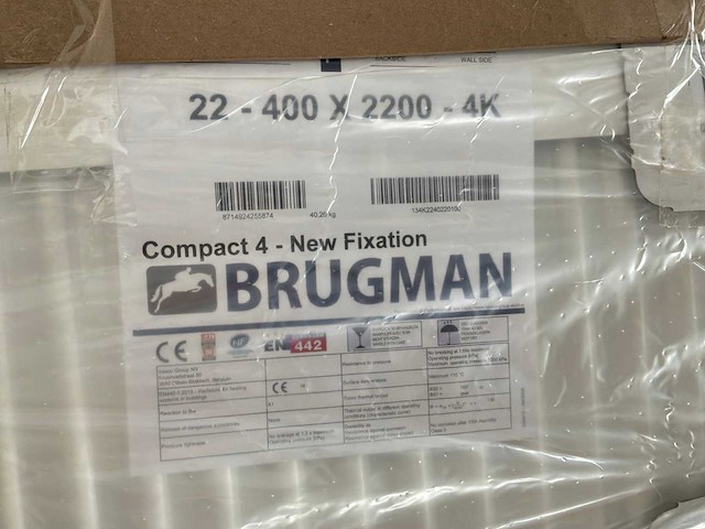 Brugman radiator - 2200x400 mm. - afbeelding 3 van  3