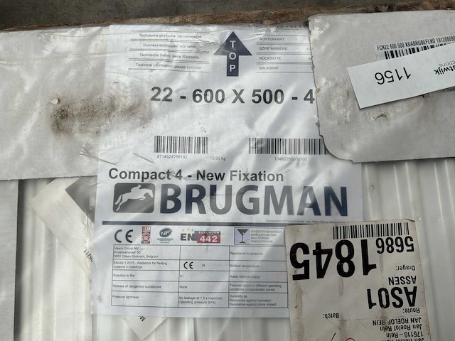 Brugman radiator - 500x600 mm. - afbeelding 3 van  3