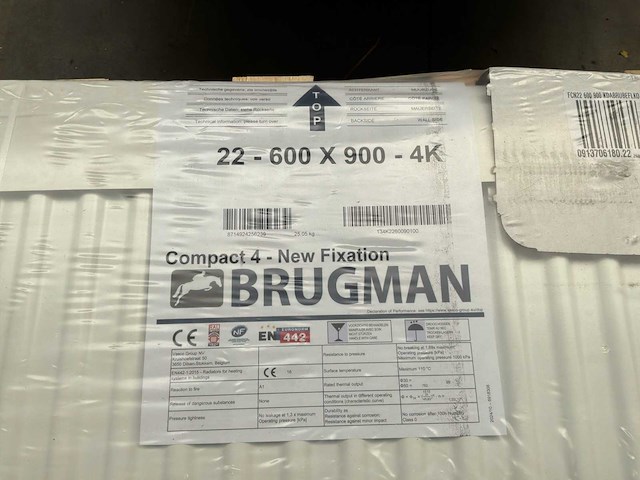 Brugman radiator - 900x600 mm. - afbeelding 3 van  3