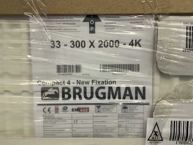 Brugman radiator 200x30cm - afbeelding 3 van  4