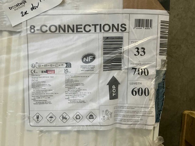 Brugman radiator (2x) - afbeelding 3 van  5