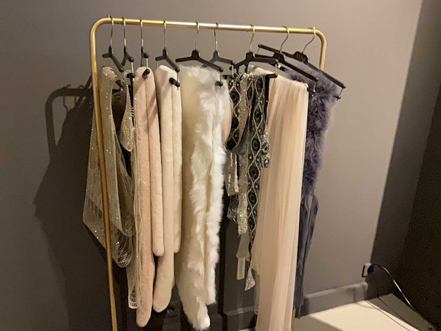 Bruidsmode accessoires partij kleding (9x) - afbeelding 4 van  11