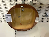 Bruin emaille spoelbak (2x) - afbeelding 2 van  5