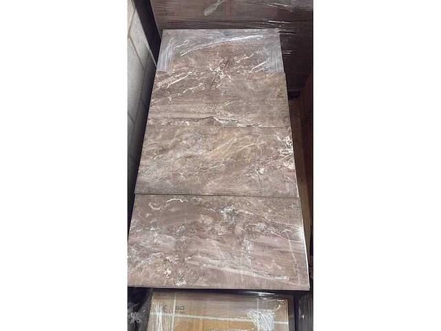 Bruine marmerlook tegels 30×60 cm –40 m², bruin - afbeelding 1 van  3