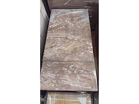 Bruine marmerlook tegels 30×60 cm –40 m², bruin - afbeelding 1 van  3